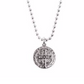 Army Long Necklace White Gold (Assorted Charms)