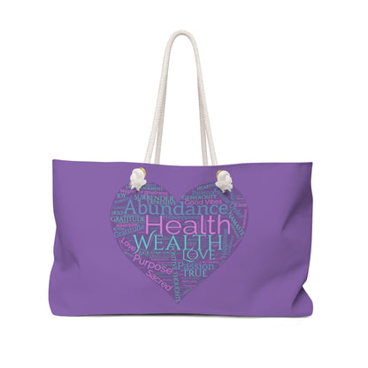 Heart Intention Yoga/ Weekender Bag