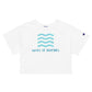 Waves of Happiness Champion crop top