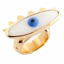 Devil Eye Adjustable ring