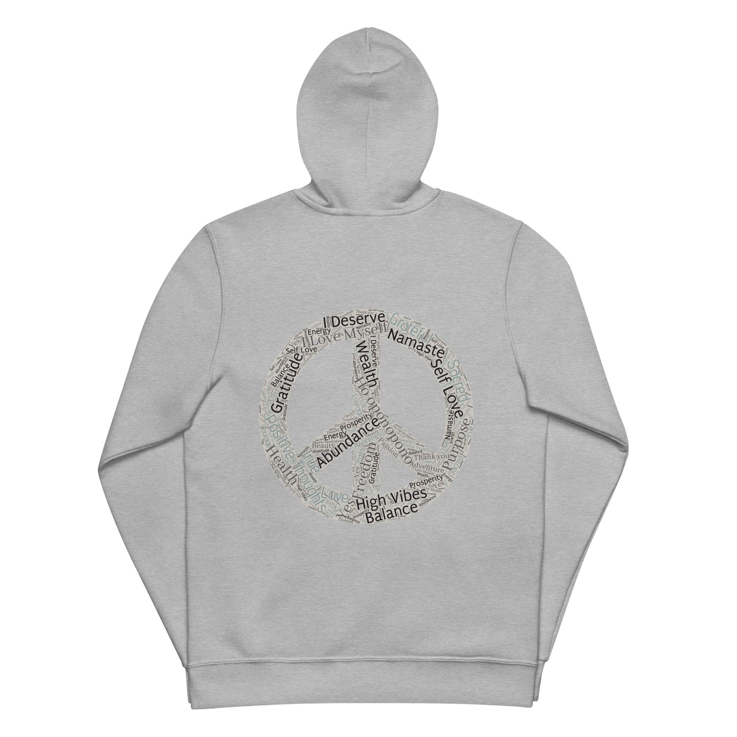 Manifest Peace Unisex basic zip hoodie